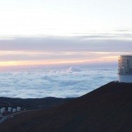 ハワイ島　マウナケア　すばる望遠鏡